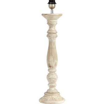 Lampa stołowa Cottage bielone drewno (podstawa)